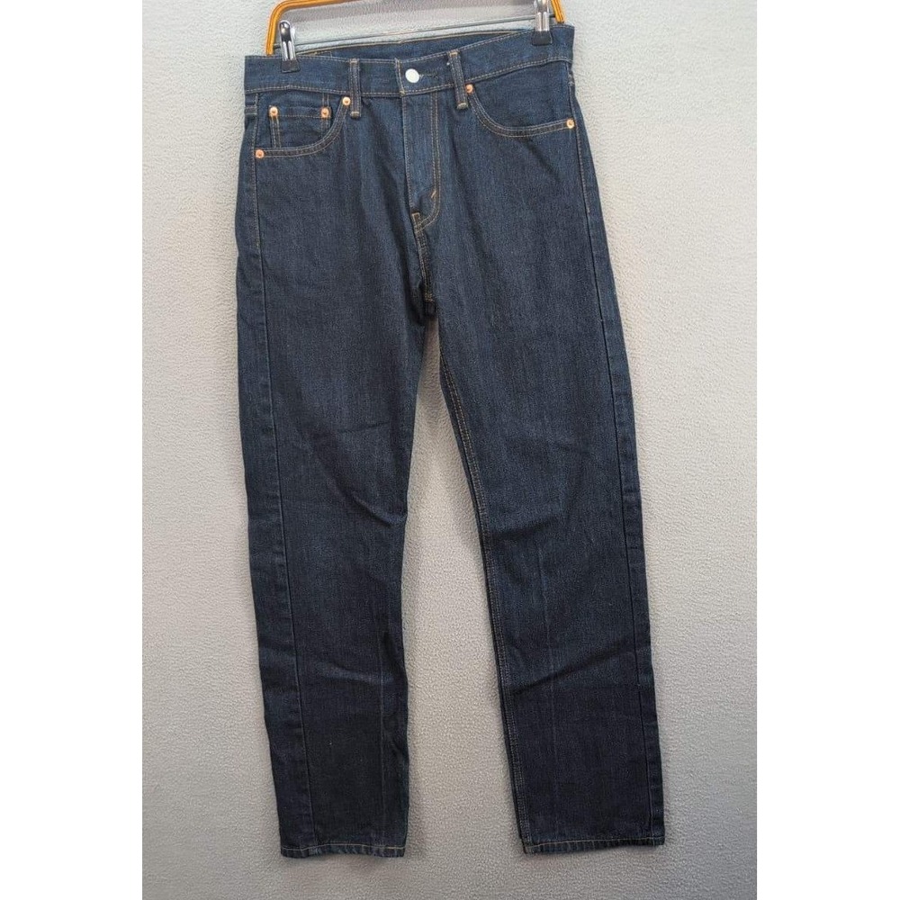 Levi's 505 Regular Fit Denim Jeans Men's 30x32 Dark Wash Straight Leg Like New